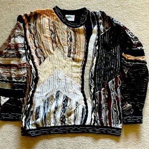 Coogi multi colored pullover sweater XL